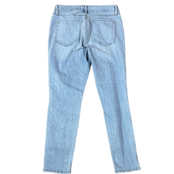 LOFT Light Blue Curvy Skinny Crop Jeans SKU1312 - Picture 5 of 8